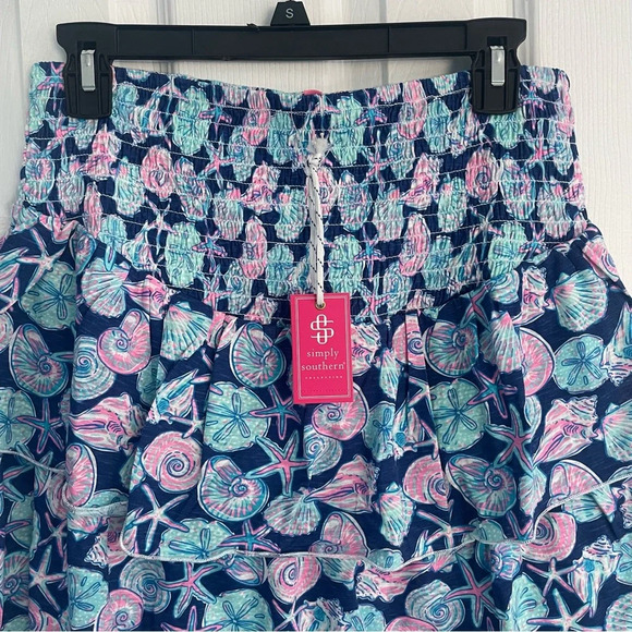 Simply Southern Shell-Bee Skirt Size Large NWT - Picture 3 of 7